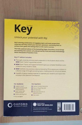 Pack libros inglés 1 bachillerato Key (B1-B2)