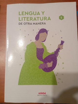 Libro Lengua 1° bachillerato edebe
