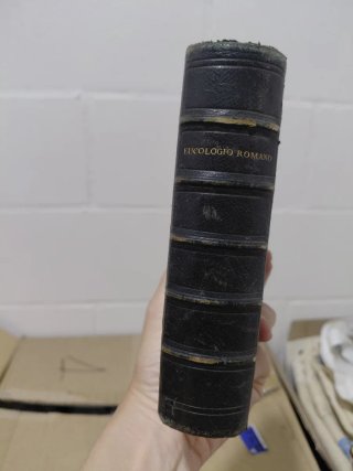 Libro antiguo Eulogio Romano