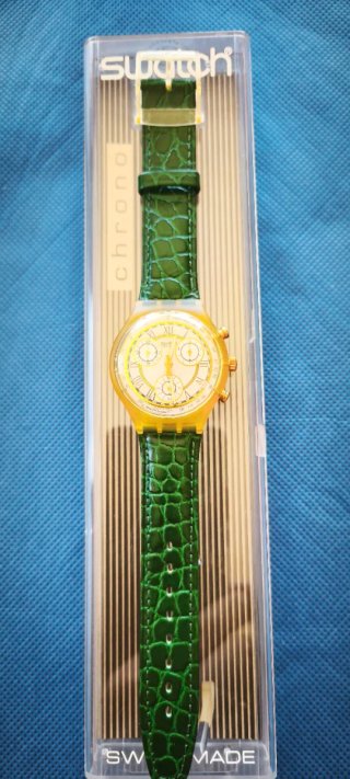 Swatch Chrono Hermético Verde