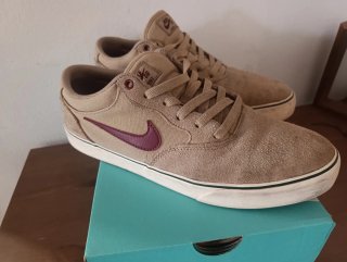 Nike SB Chron 2 Beige/Burdeos Talla 45