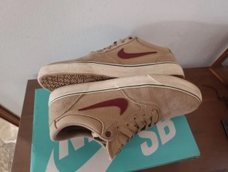 Nike SB Chron 2 Beige/Burdeos Talla 45