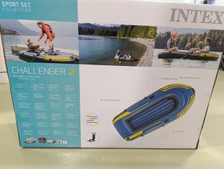 Barca hinchable INTEX Challenger 2 + remos+inflado