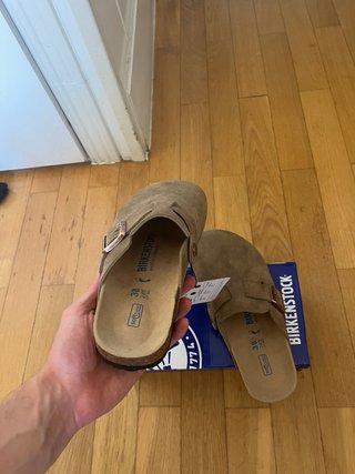 Zuecos Birkenstock Boston Marrones Talla 38