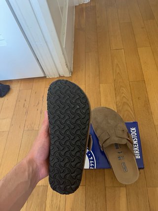 Zuecos Birkenstock Boston Marrones Talla 38