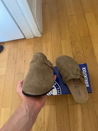 Zuecos Birkenstock Boston Marrones Talla 38