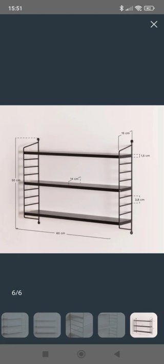 Estantería modular blanca y amarilla