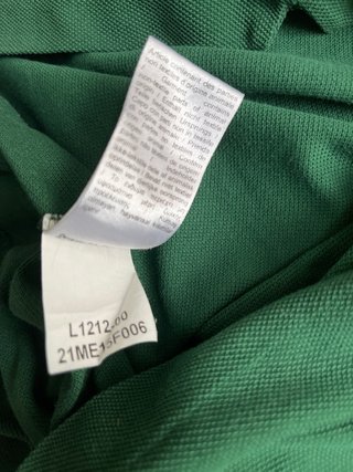 Polo Lacoste Verde Talla FR4 US M / L