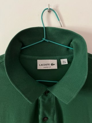 Polo Lacoste Verde Talla FR4 US M / L