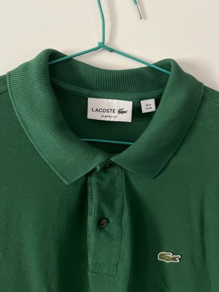 Polo Lacoste Verde Talla FR4 US M / L