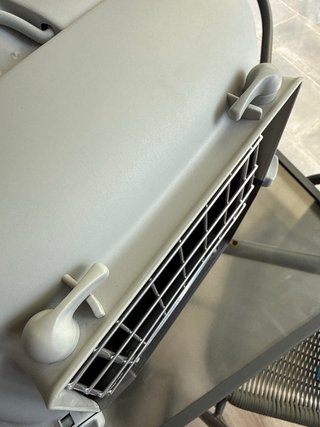 Transportín para mascotas gris