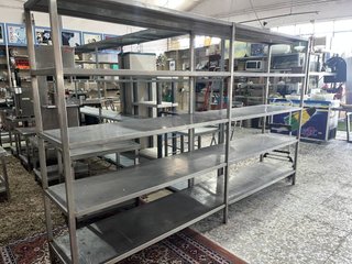 ESTANTERÍA DE ACERO INOX
