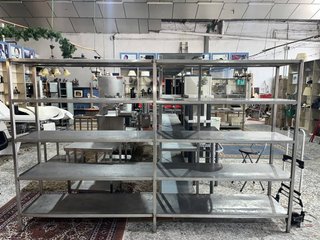 ESTANTERÍA DE ACERO INOX