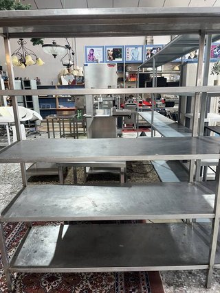 ESTANTERÍA DE ACERO INOX