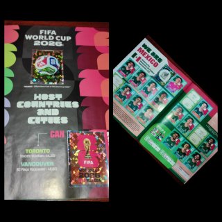 ÁLBUM MUNDIAL 2026 CON MAS DE 700 CROMOS + REVISTA