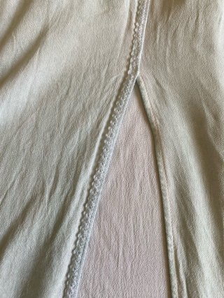 Falda amplia y larga Zara