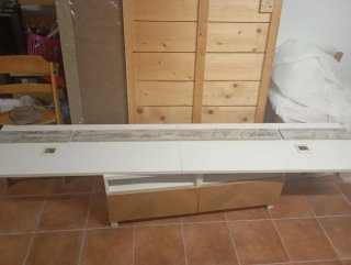Cabecero y mesitas cama 1.50