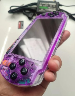 PSP 3000 Purpura transparente