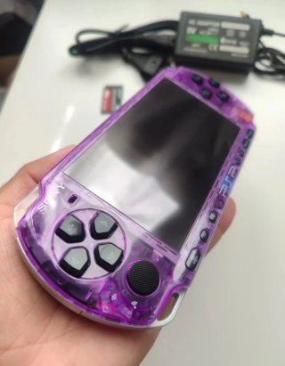 PSP 3000 Purpura transparente