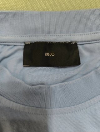 T-shirt Liu Jo est. 1995 Italia Azzurro