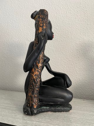 Figura Escayola Mujer étnica Años 50