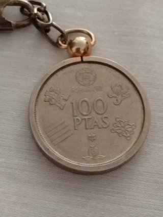 Llavero monedas pesetas Mundial 82
