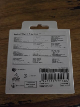 Xiaomi Redmi Watch 5 Active Negro