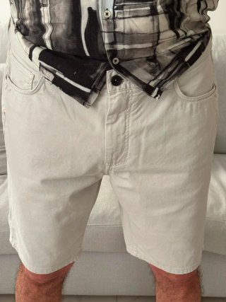 Bermuda Zara Man Nuovi con Cartellino Grigio/Panna