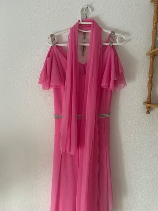 Vestido fucsia elegante para eventos