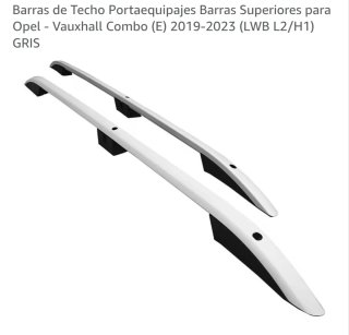 Barras techo longitudinales. Combo Rifter Berlingo
