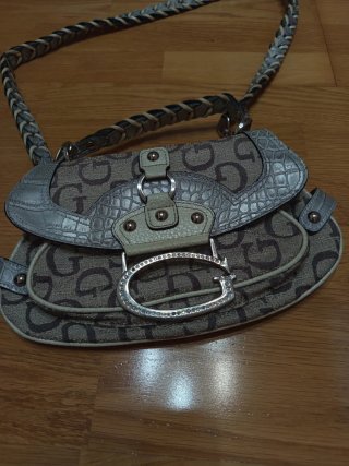 Bolso Vintage Beige y Plateado