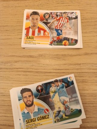 Lote 150 cromos Panini 16-17
