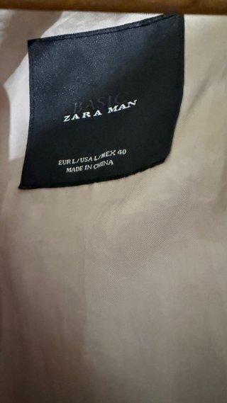 Chaqueta Zara Man Basic