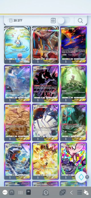 Cartas Pokémon TCG Colección Variada