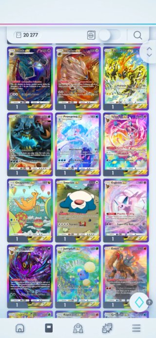 Cartas Pokémon TCG Colección Variada