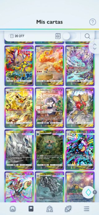 Cartas Pokémon TCG Colección Variada