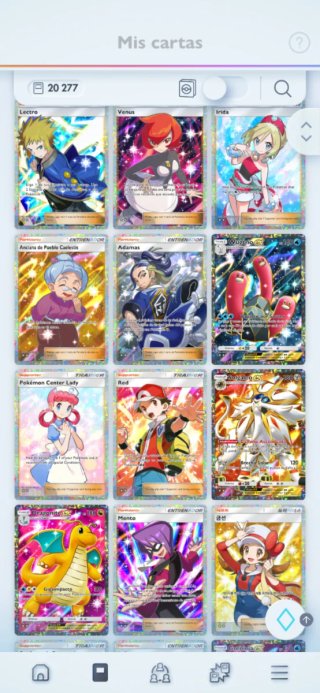 Cartas Pokémon TCG Colección Variada