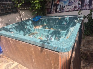 Estructura jacuzzi  es la bañera