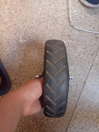 Rueda con disco de freno