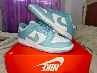 Zapatillas Nike Dunk Low Azul Blanco