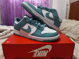 Zapatillas Nike Dunk Low Azul Blanco