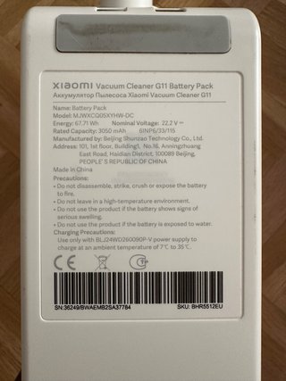 Xiaomi Vacuum Cleaner G11 – Aspiradora sin cable c