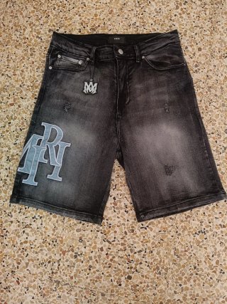 Pantalón Corto Vaquero Amiri Negro