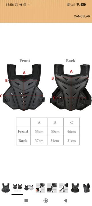 Chaleco Protector Motociclista
