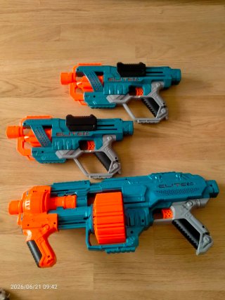 Lote 3 Pistolas Nerf Elite 2.0