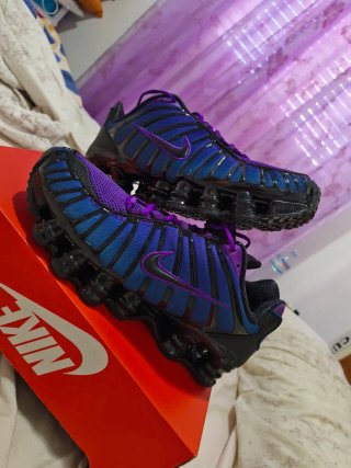 Zapatillas Nike Shox R4 Azul Púrpura