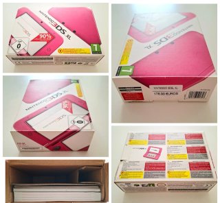 Nintendo 3DS XL Rosa Completa con Scatola e Custodia