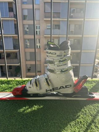 Set sci HEAD Raptor 127cm + scarponi taglia 38