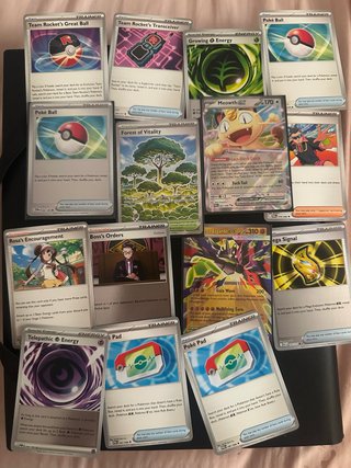 Colección Cartas Pokémon Trainer y Energía