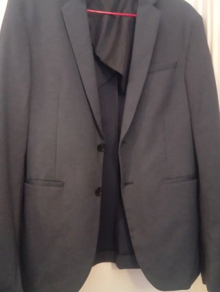 Americana gris hombre